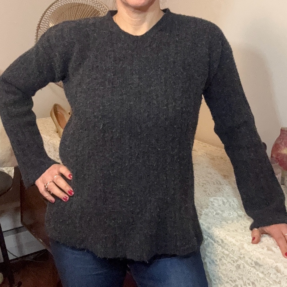 Esprit Dark Gray Crew Neck Sweater